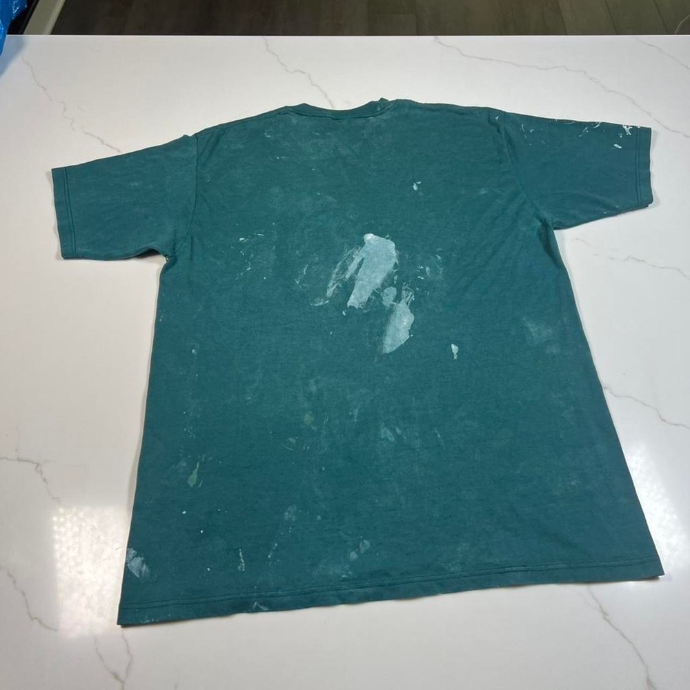 90s  Taz Graphic Tee Mens Large Green Distressed Daytona Beach Florida - Picture 2 of 5